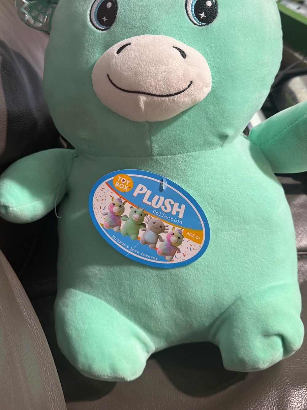 Mint Green Plush Unicorn Stuffed Animal by - Picture 5 of 5
